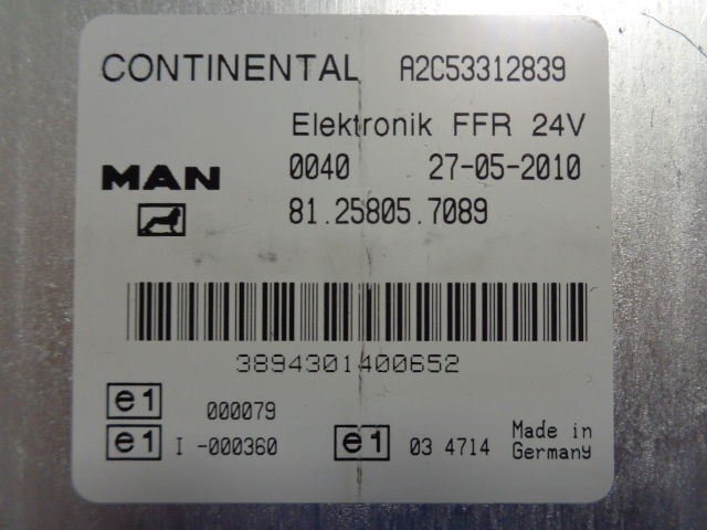 MAN elektronik FFR control unit - Unidad de control para Camión: foto 2 MAN elektronik FFR control unit - Unidad de control para Camión: foto 2