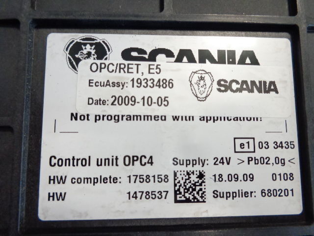 Scania OPC/RET OPC4 E5 - Unidad de control para Camión: foto 2 Scania OPC/RET OPC4 E5 - Unidad de control para Camión: foto 2