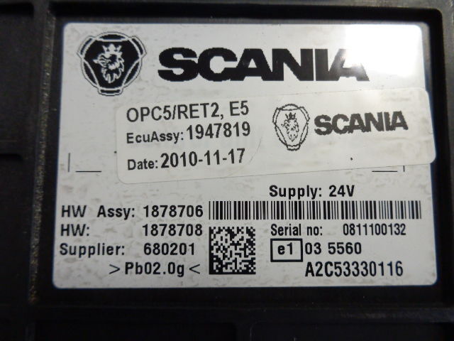 Scania OPC5 RET2 retarder (WORLDWIDE DELI - Unidad de control para Camión: foto 2 Scania OPC5 RET2 retarder (WORLDWIDE DELI - Unidad de control para Camión: foto 2