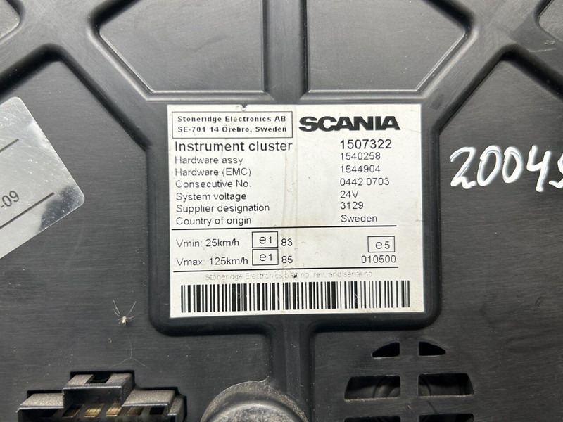 Scania instrumental cluster - Salpicadero para Camión: foto 5 Scania instrumental cluster - Salpicadero para Camión: foto 5