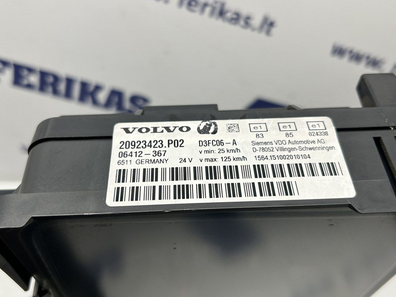 Volvo instrument cluster - Salpicadero para Camión: foto 3 Volvo instrument cluster - Salpicadero para Camión: foto 3