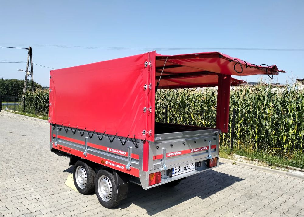 TEMARED 2osie 750kg straż strażacka pożarnicza - Remolque plataforma/ Caja abierta: foto 4 TEMARED 2osie 750kg straż strażacka pożarnicza - Remolque plataforma/ Caja abierta: foto 4