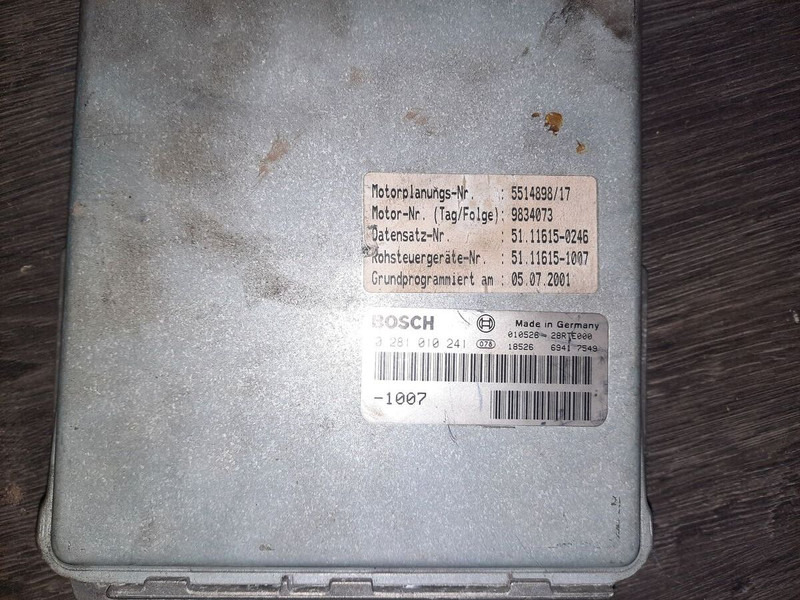 MAN BOSCH 0281001521. 0261200173 \ 020600009 - Unidad de control: foto 5 MAN BOSCH 0281001521. 0261200173 \ 020600009 - Unidad de control: foto 5