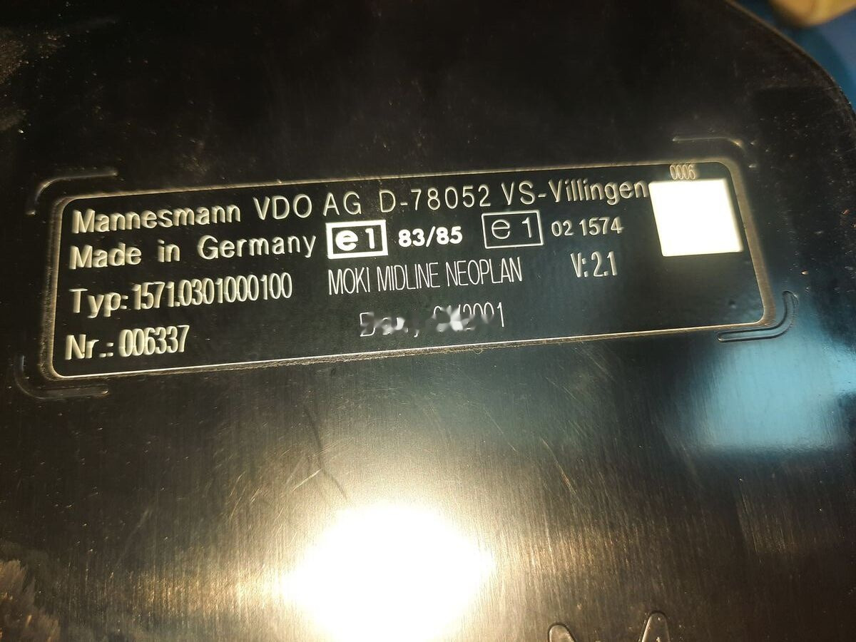 Unidad de control para Autobús MAN ZR2-BS - VDO D78052 VS   MAN CYTI: foto 9
