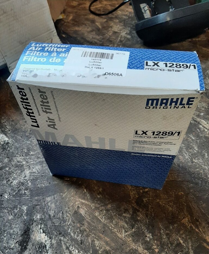 Mahle Original - Filtro de aire para Autobús: foto 2 Mahle Original - Filtro de aire para Autobús: foto 2