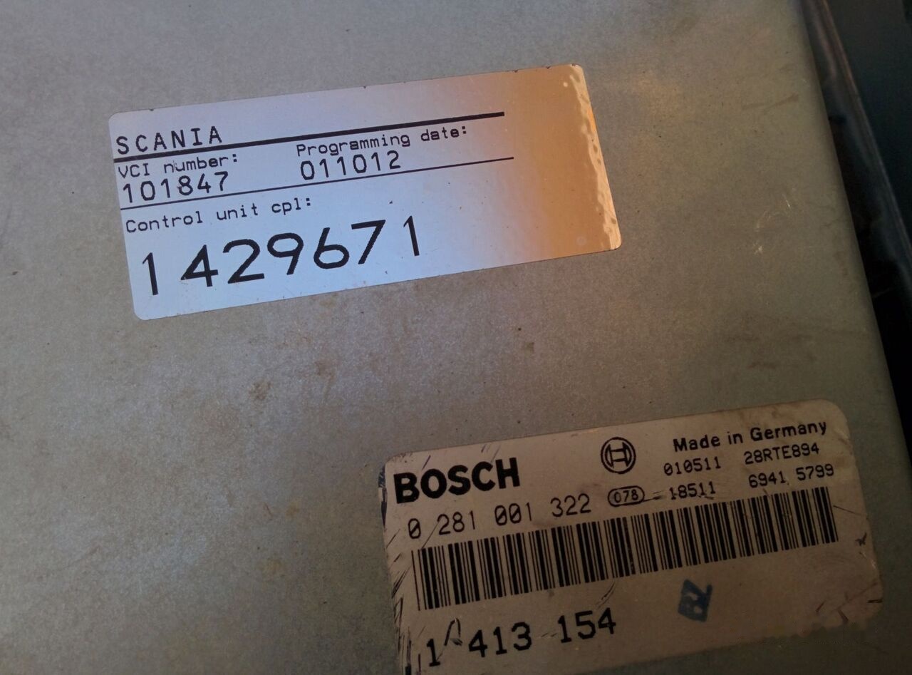 Scania dvigatelem 0281001322 - 1413154 Scania 094 Omni Link - Unidad de control para Autobús: foto 2 Scania dvigatelem 0281001322 - 1413154 Scania 094 Omni Link - Unidad de control para Autobús: foto 2