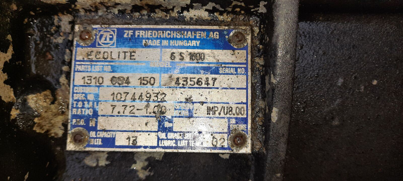 Caja de cambios ZF 6S1600: foto 6 Caja de cambios ZF 6S1600: foto 6