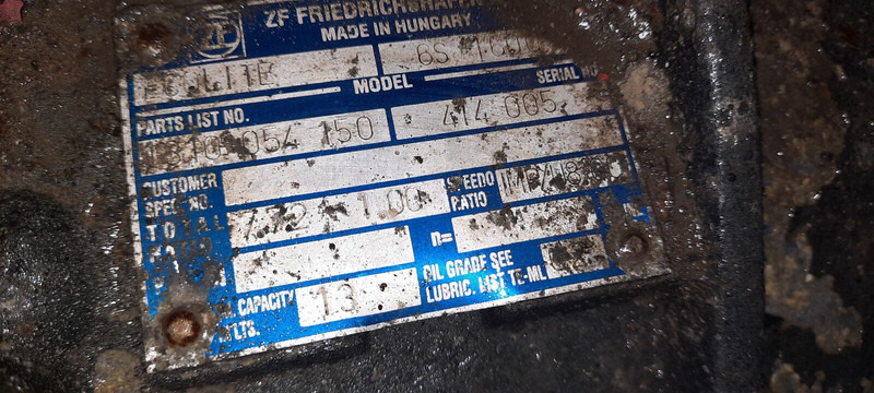 Caja de cambios ZF 6S1600: foto 13 Caja de cambios ZF 6S1600: foto 13