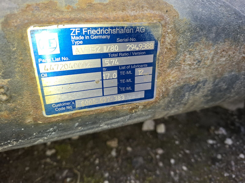 ZF Eaton Неоплан 660.4.22 Мерседес 407. Citara-2.84 DAF-1339G.2.93 - Eje posterior: foto 2 ZF Eaton Неоплан 660.4.22 Мерседес 407. Citara-2.84 DAF-1339G.2.93 - Eje posterior: foto 2