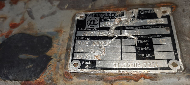 ZF Eaton Неоплан 660.4.22 Мерседес 407. Citara-2.84 DAF-1339G.2.93 - Eje posterior: foto 4 ZF Eaton Неоплан 660.4.22 Мерседес 407. Citara-2.84 DAF-1339G.2.93 - Eje posterior: foto 4
