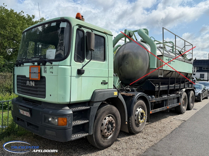 Camión chasis MAN 41.414 8x4 Big axles, Steel springs: foto 1