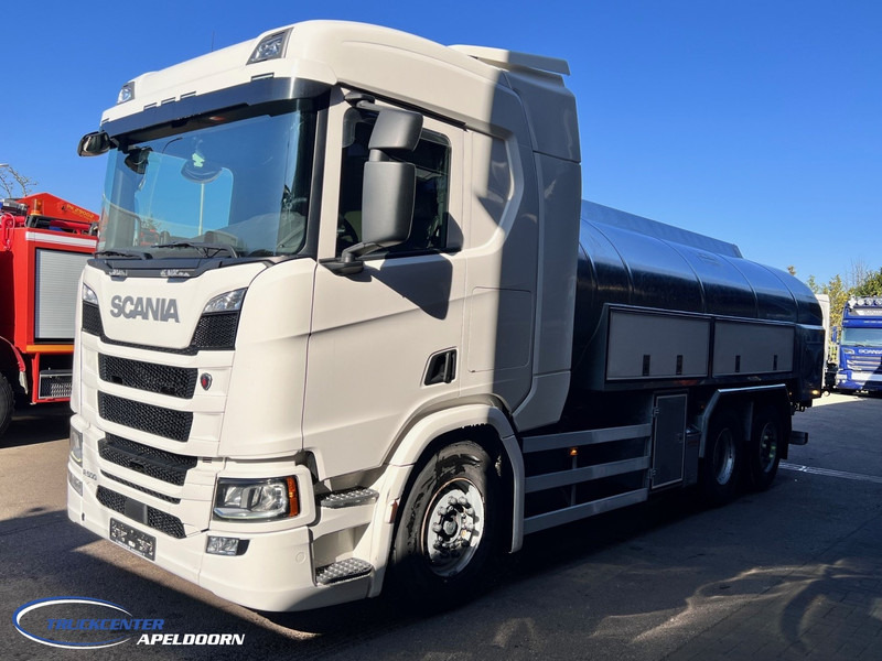 Scania R500 NGS 15000 Liter, Retarder, Steering axle, Stainless steel - Edelstahlt, Milk - Milch - Water - Camión cisterna: foto 3 Scania R500 NGS 15000 Liter, Retarder, Steering axle, Stainless steel - Edelstahlt, Milk - Milch - Water - Camión cisterna: foto 3