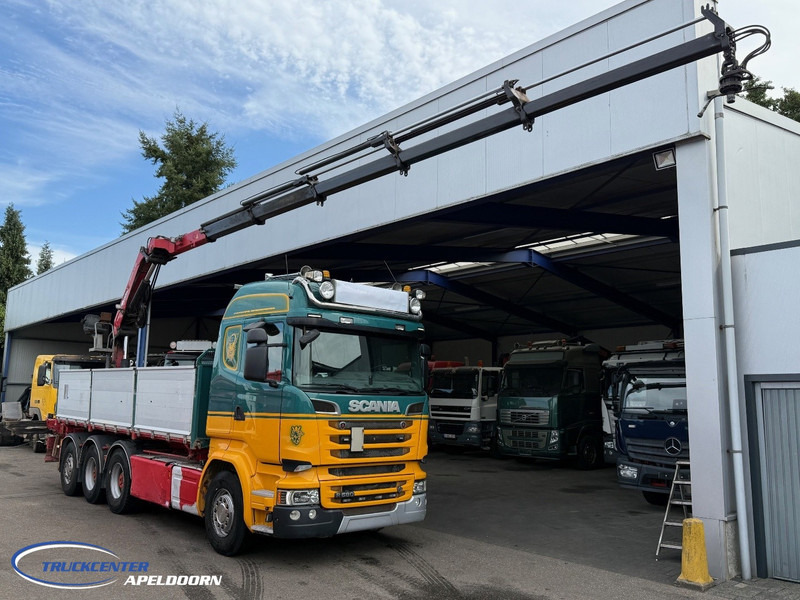 Scania R580 V8 8x4 Reduction axles, HMF 2620 K5 - Camión volquete, Camión grúa: foto 1 Scania R580 V8 8x4 Reduction axles, HMF 2620 K5 - Camión volquete, Camión grúa: foto 1