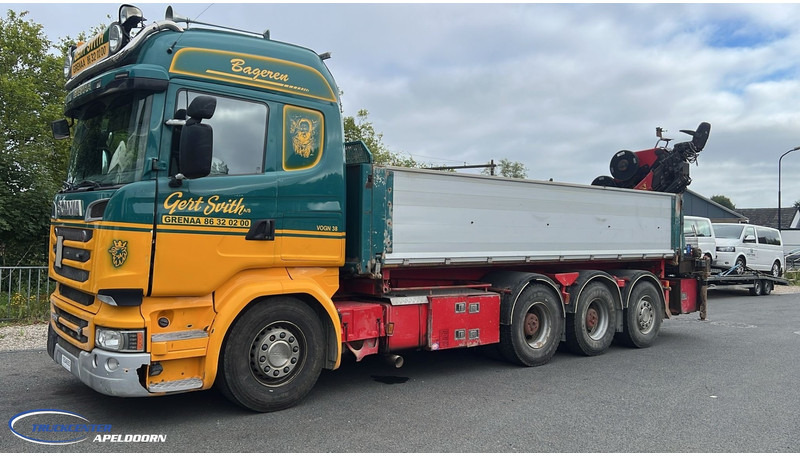 Scania R580 V8 8x4 Reduction axles, HMF 2620 K5 - Camión volquete, Camión grúa: foto 1 Scania R580 V8 8x4 Reduction axles, HMF 2620 K5 - Camión volquete, Camión grúa: foto 1