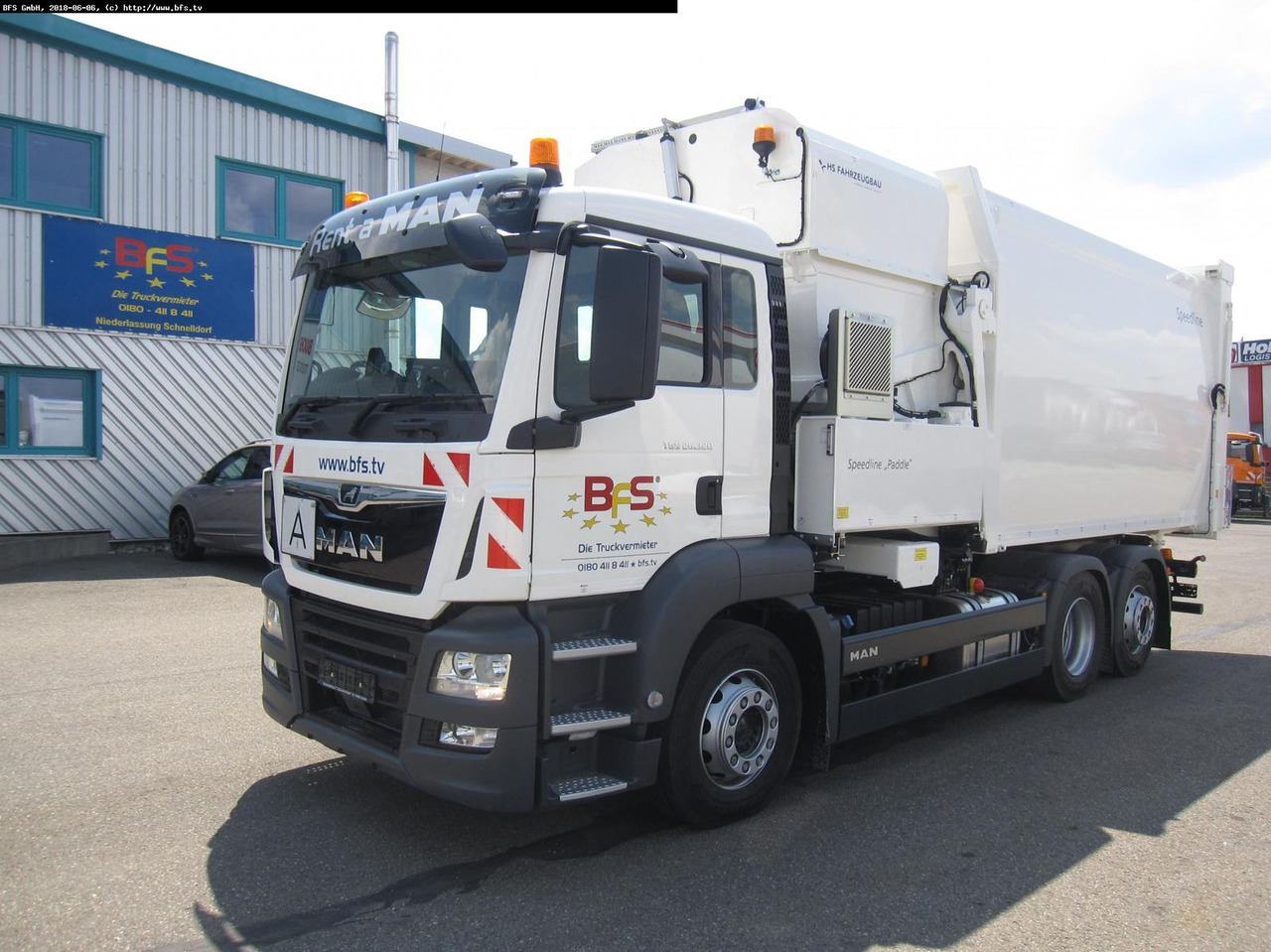 MAN TGS 26.320 6x2-4 LL HS SL Speedline 27 PPK - ViS - Camión de basura: foto 1 MAN TGS 26.320 6x2-4 LL HS SL Speedline 27 PPK - ViS - Camión de basura: foto 1