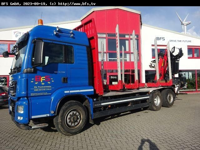 MAN TGS 26.500 6x4H-4BL Kurzholz - Camión forestal: foto 2 MAN TGS 26.500 6x4H-4BL Kurzholz - Camión forestal: foto 2
