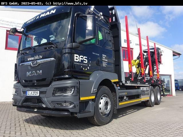 MAN TGS (TG3) 33.510 6x4 BL CH Loglift Holzladekran - Camión forestal: foto 1 MAN TGS (TG3) 33.510 6x4 BL CH Loglift Holzladekran - Camión forestal: foto 1
