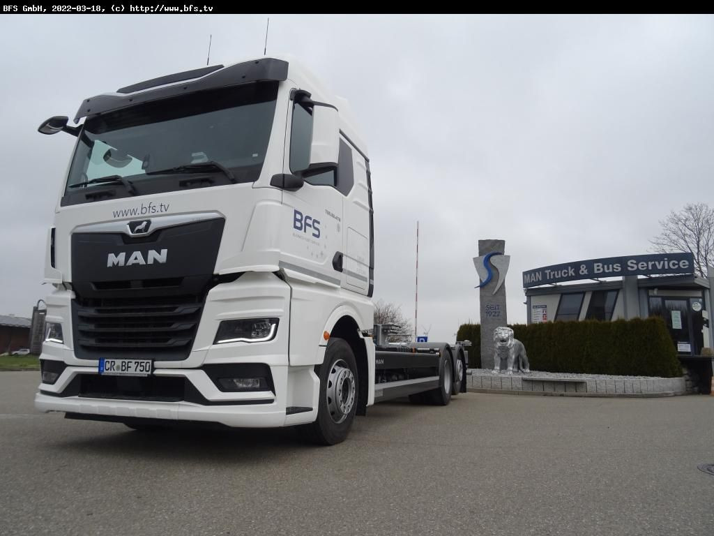 MAN TGX (TG3) 26.470 6x2-4 LL BDF Mildner - Camión portacontenedore/ Intercambiable: foto 1 MAN TGX (TG3) 26.470 6x2-4 LL BDF Mildner - Camión portacontenedore/ Intercambiable: foto 1
