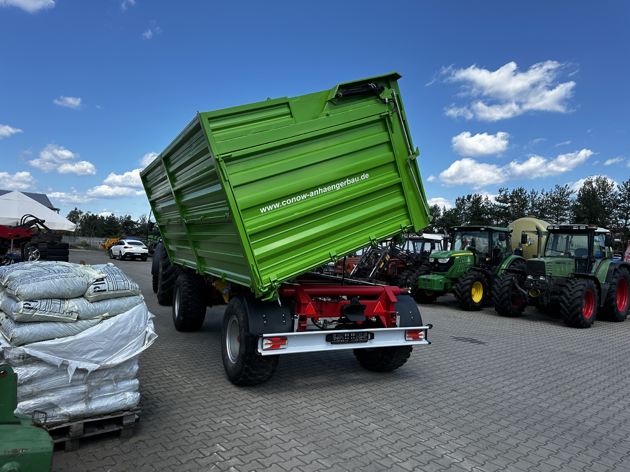Conow HW 180 V 9 3 strony wywrot 18 ton - Remolque volquete agrícola: foto 4 Conow HW 180 V 9 3 strony wywrot 18 ton - Remolque volquete agrícola: foto 4