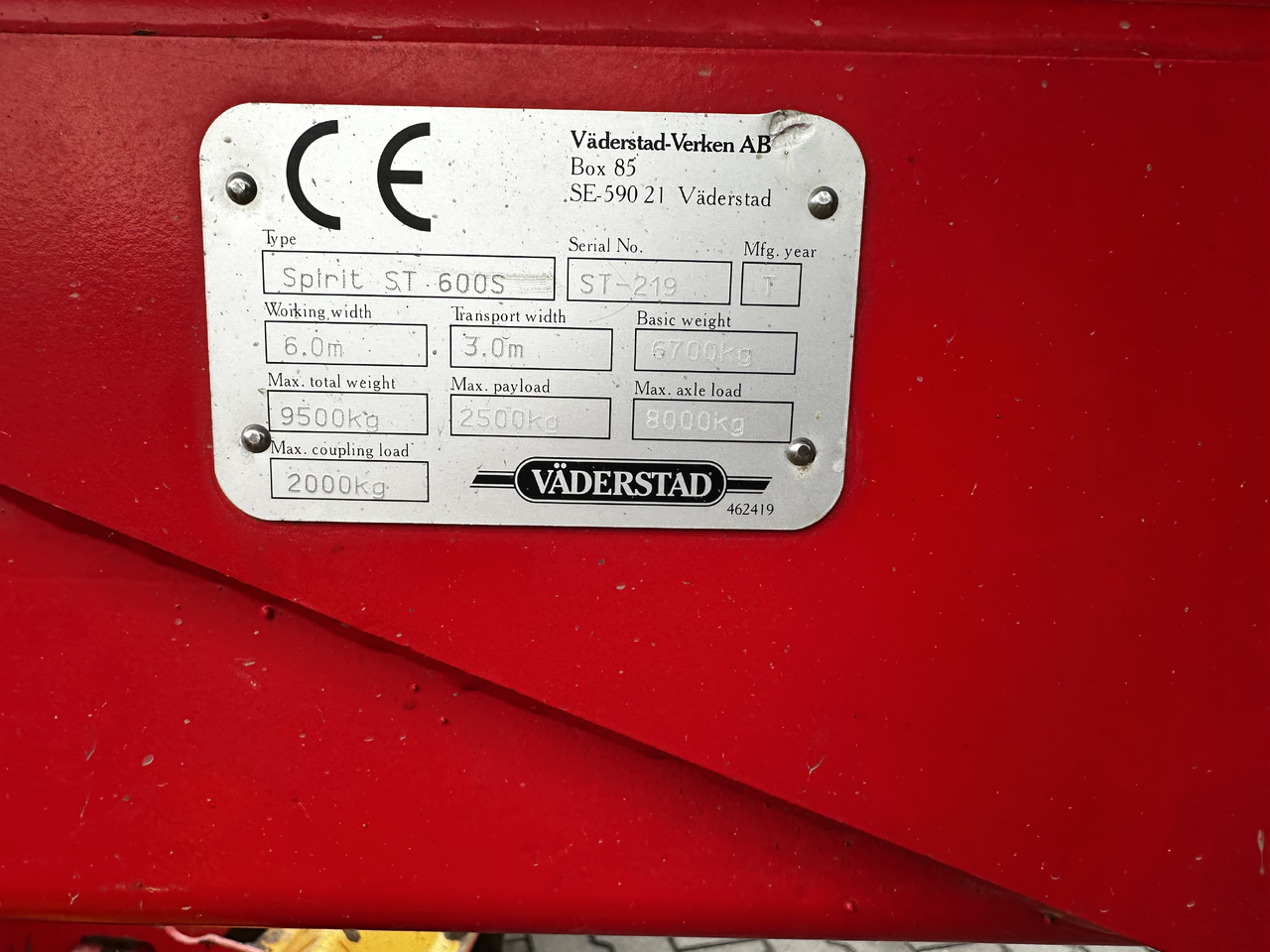 Väderstad Spirit 600 S + Väderstad - Combinado de siembra: foto 5 Väderstad Spirit 600 S + Väderstad - Combinado de siembra: foto 5