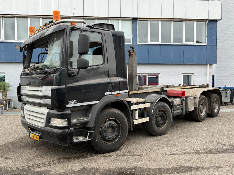 DAF CF 85.460 8X4 EURO 5 - FULL STEEL SUSP. - MANUAL GEAR - BIG AXLES + VDL HOOKLIFT - Camión multibasculante: foto 1 DAF CF 85.460 8X4 EURO 5 - FULL STEEL SUSP. - MANUAL GEAR - BIG AXLES + VDL HOOKLIFT - Camión multibasculante: foto 1