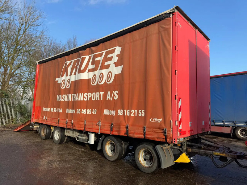 Fliegl VPS 320 HYDRAULIC RAMP 3,15 M 4X BPW AXLE UOPLYST - Remolque con toldo: foto 1 Fliegl VPS 320 HYDRAULIC RAMP 3,15 M 4X BPW AXLE UOPLYST - Remolque con toldo: foto 1