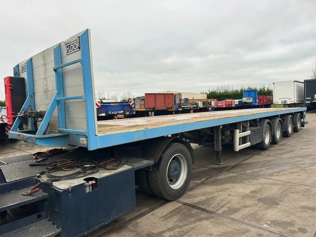 Floor 2 AXLE STEERING an 2 LIFT AXLE - Semirremolque plataforma/ Caja abierta: foto 1 Floor 2 AXLE STEERING an 2 LIFT AXLE - Semirremolque plataforma/ Caja abierta: foto 1