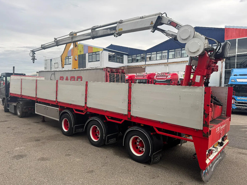 Floor FLO-17-30H2 + HIAB R220-F5 - Semirremolque plataforma/ Caja abierta: foto 3 Floor FLO-17-30H2 + HIAB R220-F5 - Semirremolque plataforma/ Caja abierta: foto 3