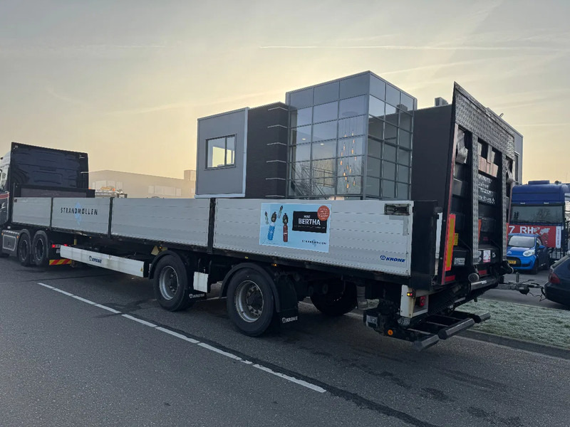 Krone SZ - 2 AXLE BPW + STEERING + ZEPRO Z 2500-150 MA LIFT - Semirremolque plataforma/ Caja abierta: foto 4 Krone SZ - 2 AXLE BPW + STEERING + ZEPRO Z 2500-150 MA LIFT - Semirremolque plataforma/ Caja abierta: foto 4