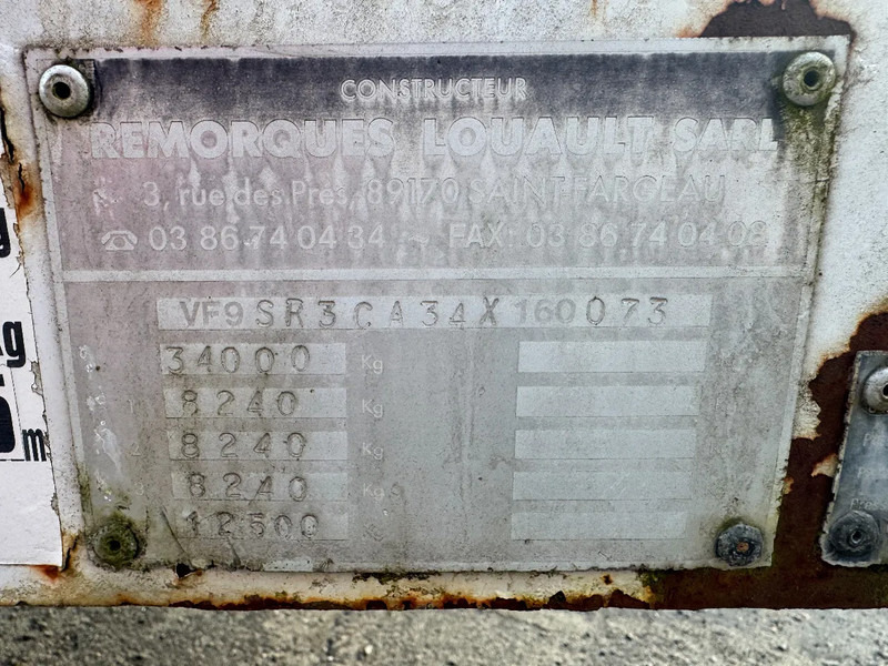 Semirremolque portavehículos Louault SR3CA340 3 AXLE: foto 8 Semirremolque portavehículos Louault SR3CA340 3 AXLE: foto 8
