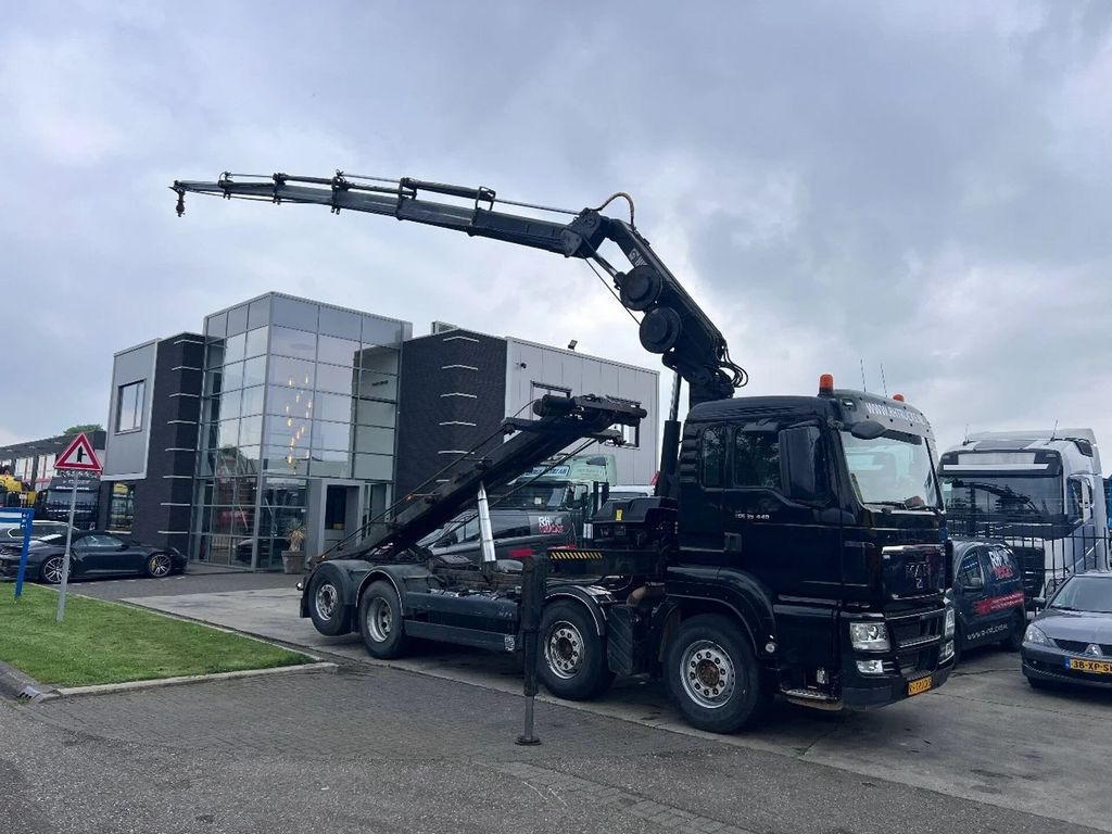 MAN TGS 35.440 8X2-4 + HIAB 220C-5 REMOTE + CABLE LI - Camión con equipo de cable, Camión grúa: foto 1 MAN TGS 35.440 8X2-4 + HIAB 220C-5 REMOTE + CABLE LI - Camión con equipo de cable, Camión grúa: foto 1