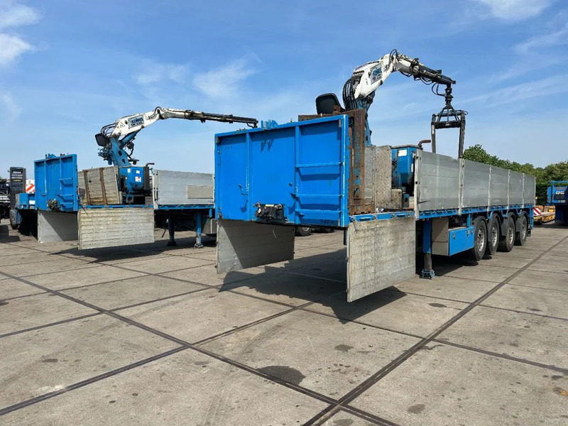 Pacton 4 X 4 ASSIGE MET KENNIS 14000 ROLLER KRAAN - Semirremolque plataforma/ Caja abierta: foto 1 Pacton 4 X 4 ASSIGE MET KENNIS 14000 ROLLER KRAAN - Semirremolque plataforma/ Caja abierta: foto 1