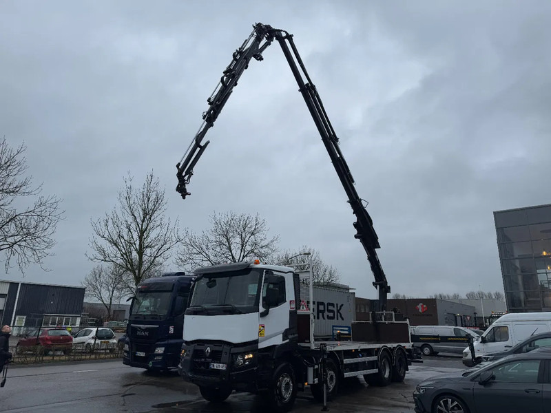 Renault C430 8X4 - EURO 6 + HIAB 288 E-5 + JIB 70X-4 + REMOTE + FULL STEEL SUSP. - Camión caja abierta, Camión grúa: foto 3 Renault C430 8X4 - EURO 6 + HIAB 288 E-5 + JIB 70X-4 + REMOTE + FULL STEEL SUSP. - Camión caja abierta, Camión grúa: foto 3