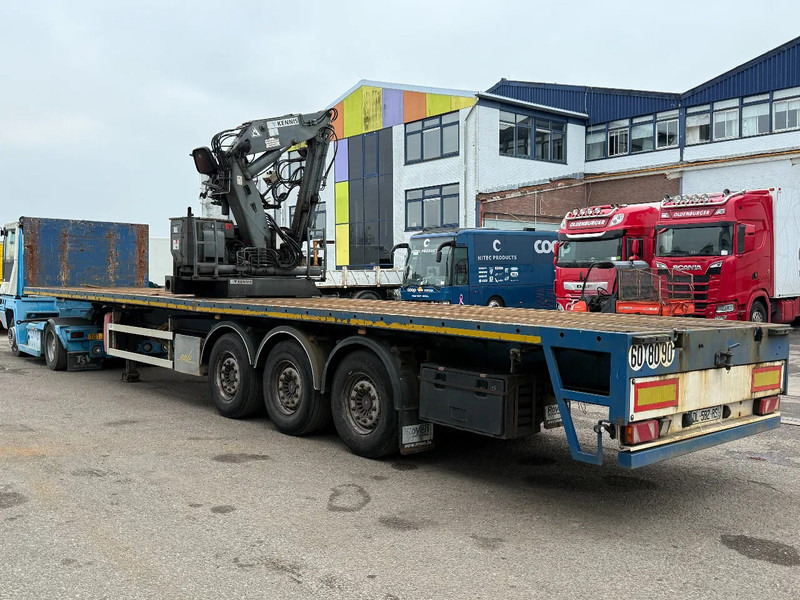 Royen RS3H4 + KENNIS CRANE - 3 AXLE - SAF - Semirremolque plataforma/ Caja abierta: foto 4 Royen RS3H4 + KENNIS CRANE - 3 AXLE - SAF - Semirremolque plataforma/ Caja abierta: foto 4