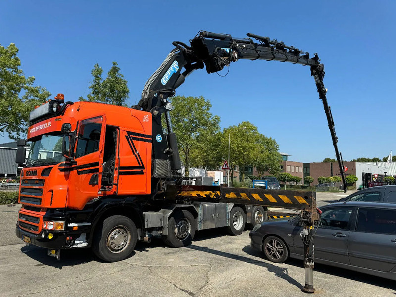 Scania R560 V8 8X2 + EFFER CRANE 1550 6S + FLYJIP 6XHYDR + REMOTE + WINCH - Camión grúa: foto 2 Scania R560 V8 8X2 + EFFER CRANE 1550 6S + FLYJIP 6XHYDR + REMOTE + WINCH - Camión grúa: foto 2