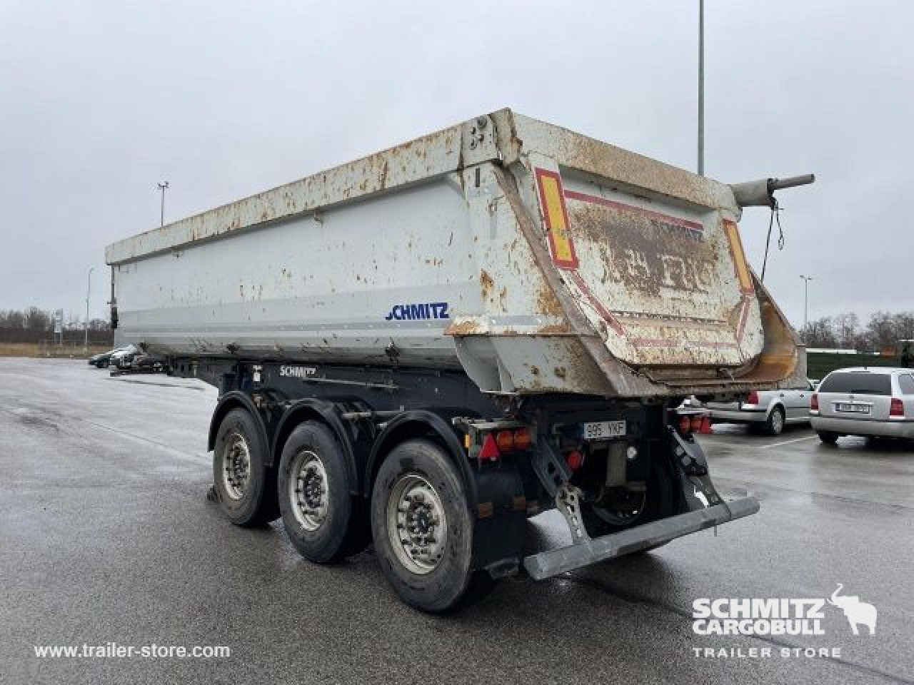 SCHMITZ Tipper Steel half pipe body 24m³ - Semirremolque volquete: foto 1 SCHMITZ Tipper Steel half pipe body 24m³ - Semirremolque volquete: foto 1