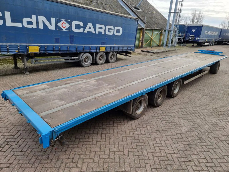 Van Hool 13.60 M LONG - 1 M HIGH - SUPER SINGLE TIRES - DRUM BRAKES - Remolque plataforma/ Caja abierta: foto 4 Van Hool 13.60 M LONG - 1 M HIGH - SUPER SINGLE TIRES - DRUM BRAKES - Remolque plataforma/ Caja abierta: foto 4
