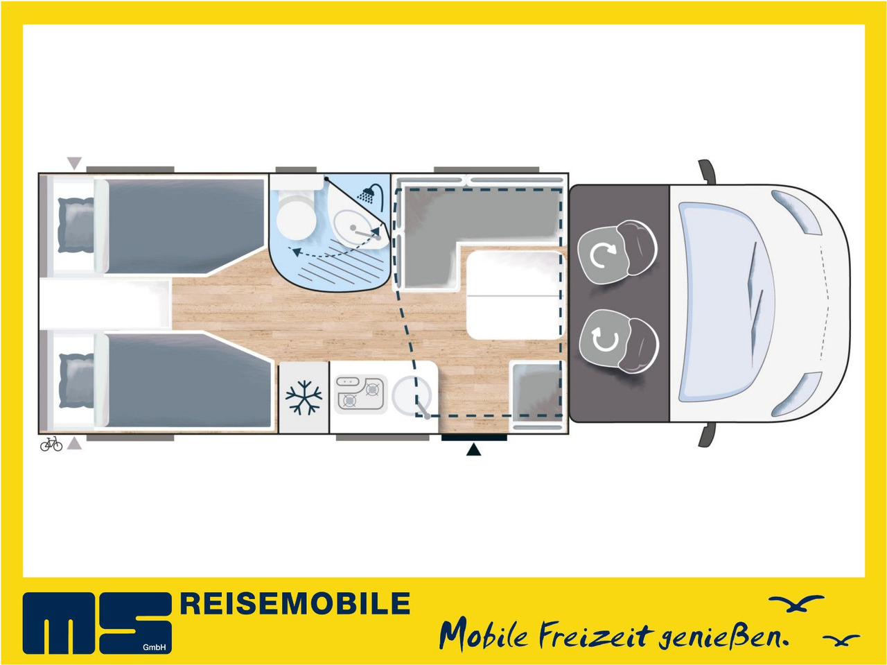Chausson 627 TITANIUM / - 2026 - / EINZELBETTEN / 4.1T. - Autocaravana perfilada: foto 2 Chausson 627 TITANIUM / - 2026 - / EINZELBETTEN / 4.1T. - Autocaravana perfilada: foto 2