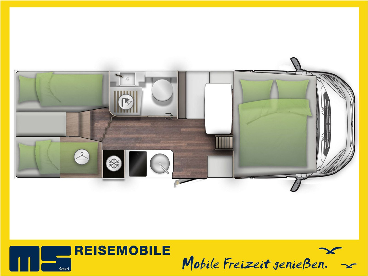 Forster A 699 EB / -2025- / 140PS/ EINZELBETTEN & GARAGE - Autocaravana capuchina: foto 2 Forster A 699 EB / -2025- / 140PS/ EINZELBETTEN & GARAGE - Autocaravana capuchina: foto 2
