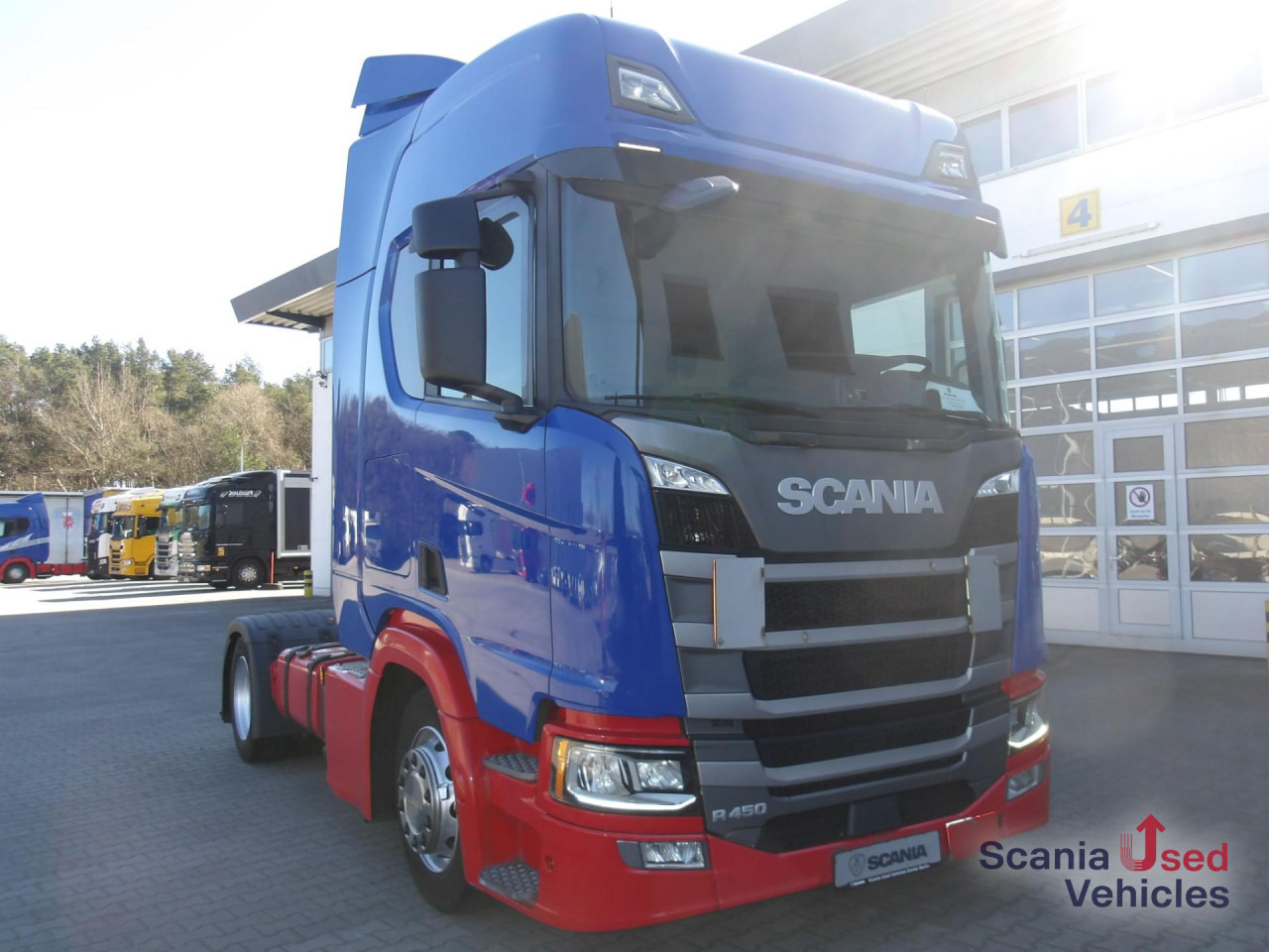 Cabeza tractora SCANIA R 450 A4x2EB / Retarder / Standklima / Mega: foto 8