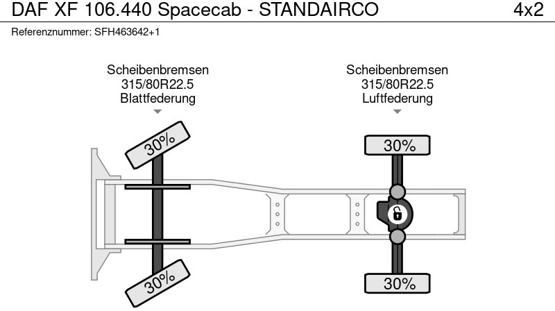 Cabeza tractora DAF XF 106.440 Spacecab - STANDAIRCO: foto 13