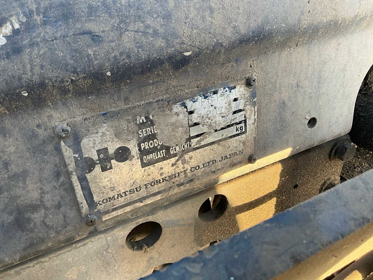 Carretilla elevadora 1990 KOMATSU FG15-15 FORKLIFT: foto 19