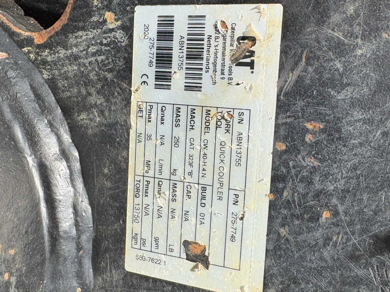 Excavadora de cadenas CAT 323: foto 32