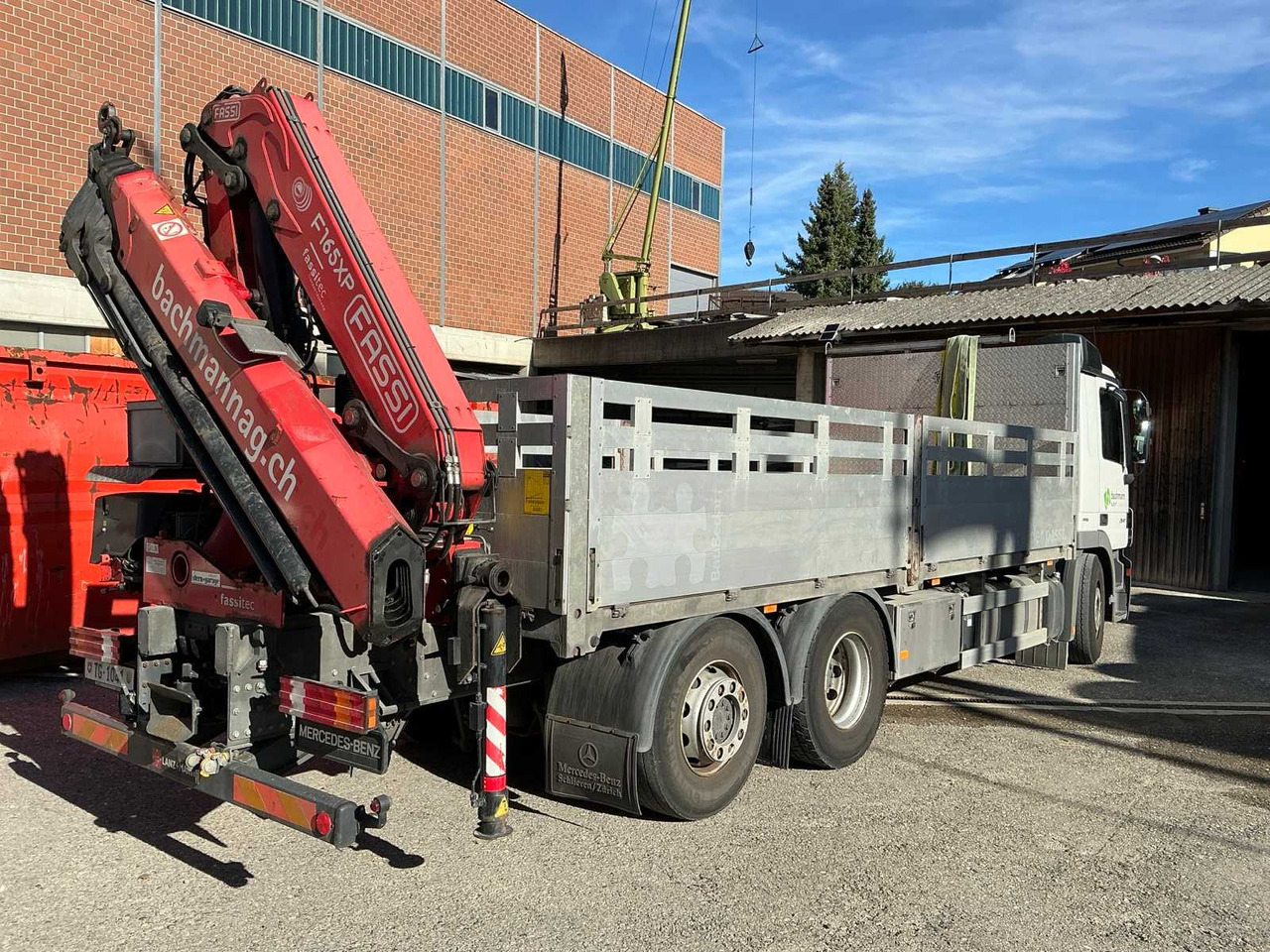 2008 MERCEDES-BENZ ACTROS 2541 TRUCK WITH REAR CRANE - Camión: foto 4 2008 MERCEDES-BENZ ACTROS 2541 TRUCK WITH REAR CRANE - Camión: foto 4