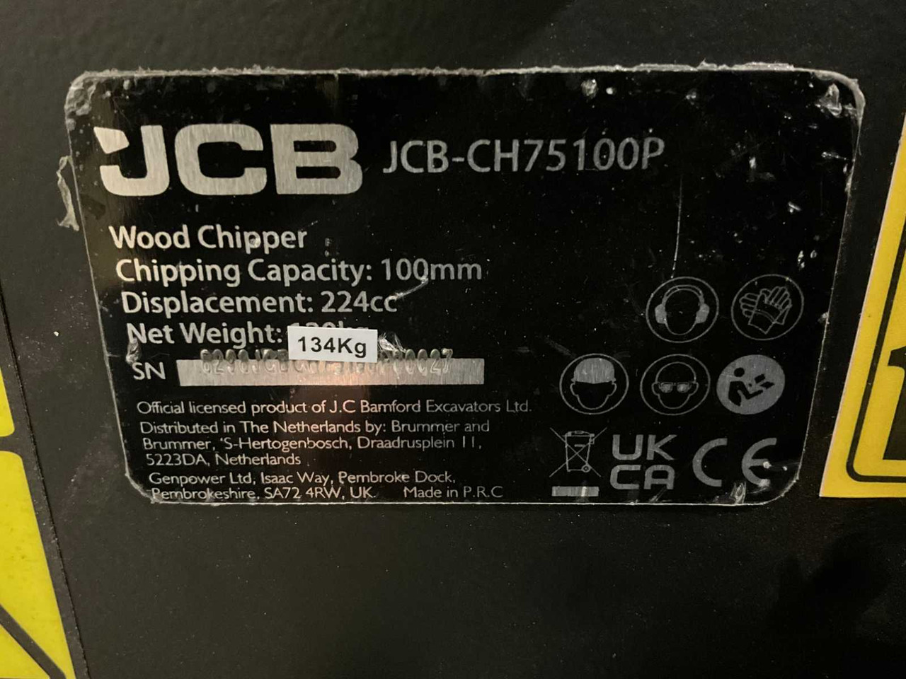 Trituradora de madera JCB CH75100P: foto 15