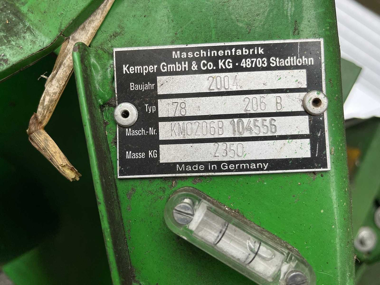 KEMPER Corn 206 - Cosechadora de granos: foto 5 KEMPER Corn 206 - Cosechadora de granos: foto 5