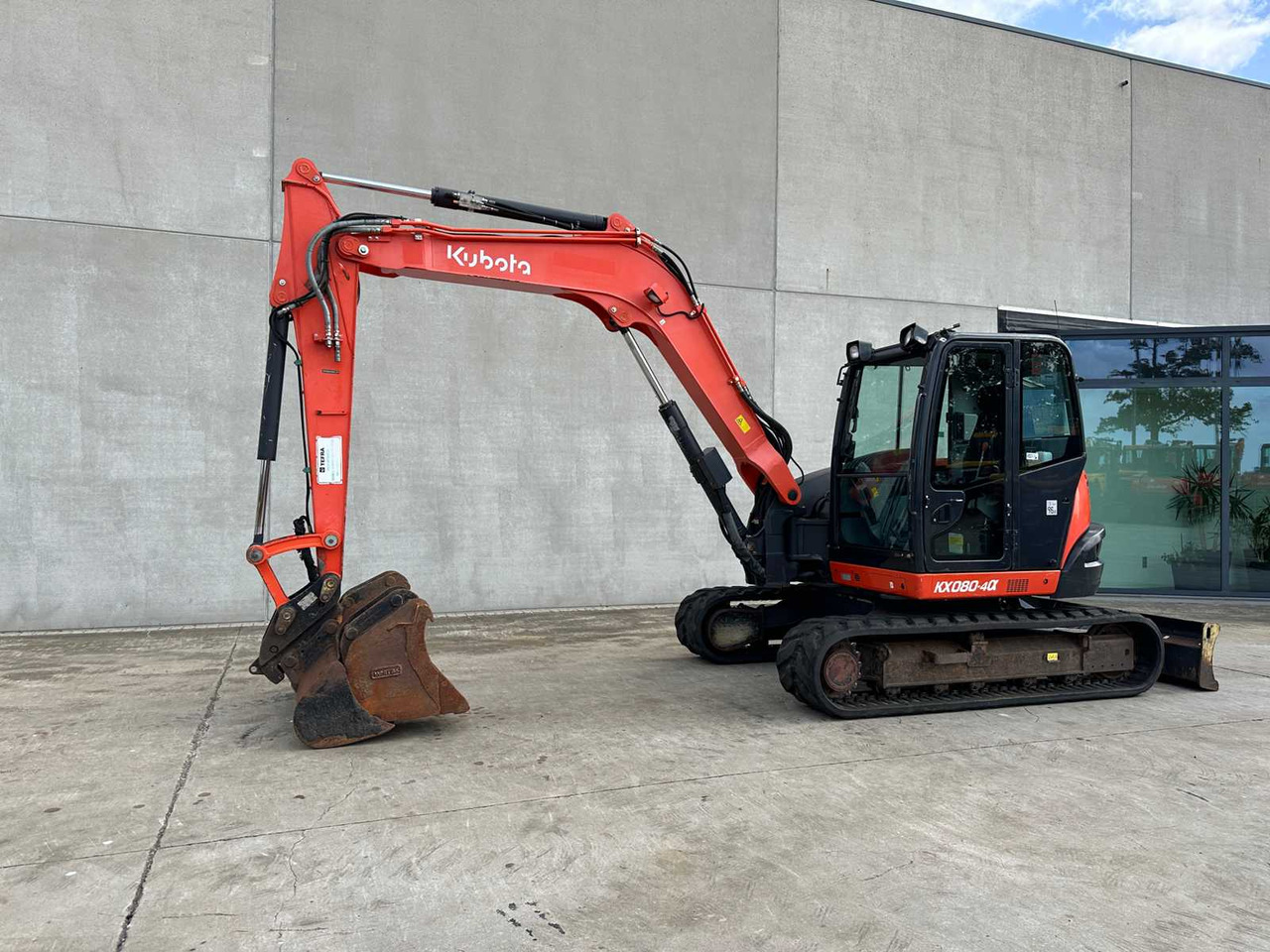 Kubota KX080 - Excavadora de cadenas: foto 1 Kubota KX080 - Excavadora de cadenas: foto 1