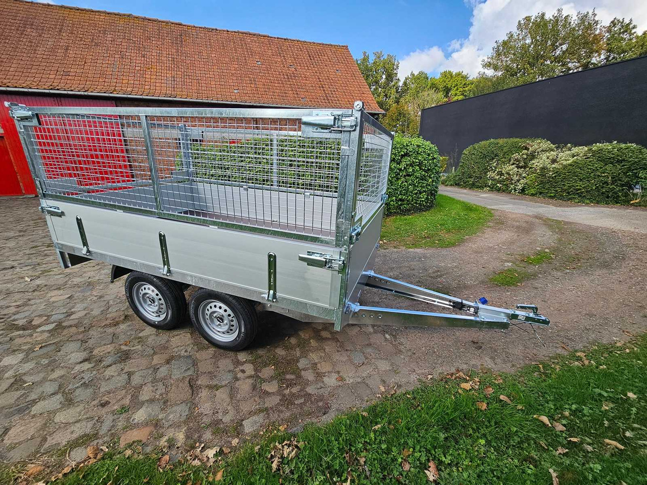 BW TRAILERS - 2025 - NEW - UNBRAKED PLATFORM TRAILER WITH WIRE NET - Remolque: foto 3 BW TRAILERS - 2025 - NEW - UNBRAKED PLATFORM TRAILER WITH WIRE NET - Remolque: foto 3