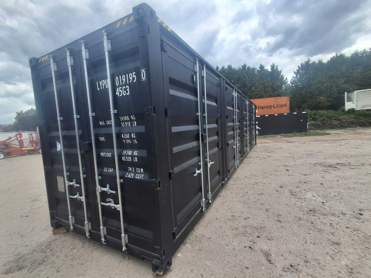 Rhino-Cross-Containers 40 ft High Cube Zwart - Contenedor marítimo: foto 2 Rhino-Cross-Containers 40 ft High Cube Zwart - Contenedor marítimo: foto 2
