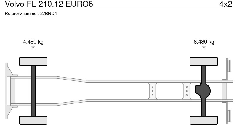 Leasing de Volvo FL 210.12 EURO6 Volvo FL 210.12 EURO6: foto 20